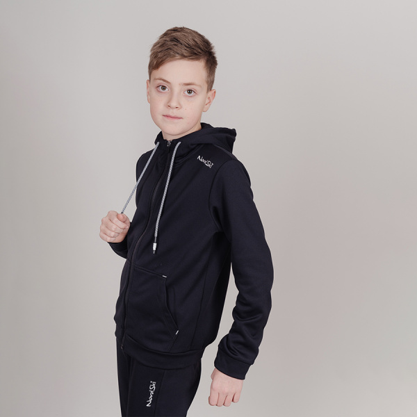 Толстовка Nordski Jr. Base Zip Hood Black 