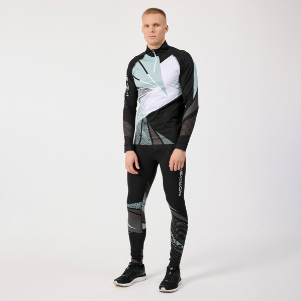 Гоночный костюм Nordski Heat Black/Ice Mint