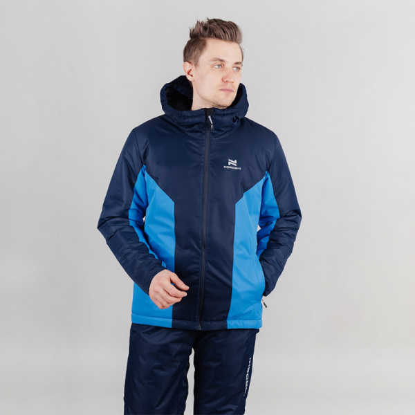 Утепленная куртка NORDSKI Base black iris/blue