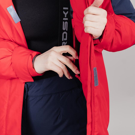 Утепленная куртка NORDSKI Mount red/dark blue W