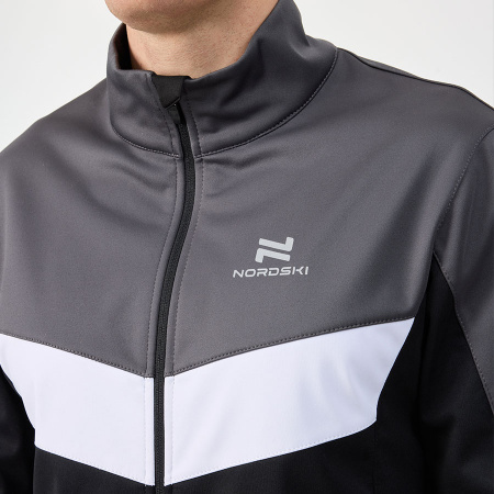 Разминочный костюм Nordski Base Grey/Black