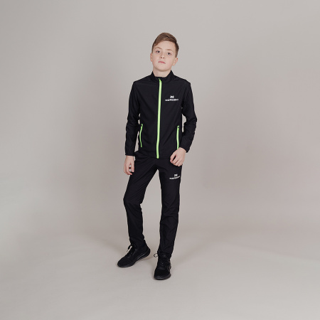 Ветровка Nordski Jr. Motion Black/Yellow Q