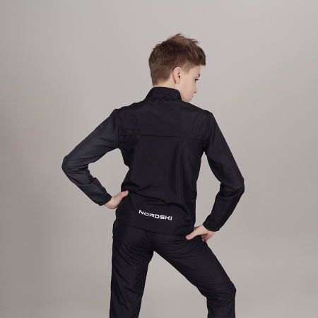 Ветровка Nordski Jr. Motion Black/Yellow Q