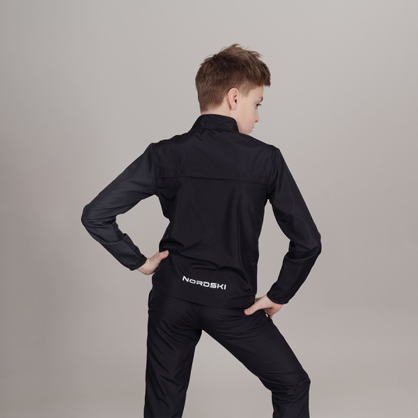 Ветровка Nordski Jr. Motion Black/Yellow Q