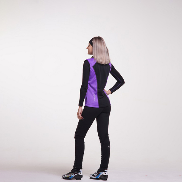 Жилет разминочный Nordski Premium Violet/Black W/18