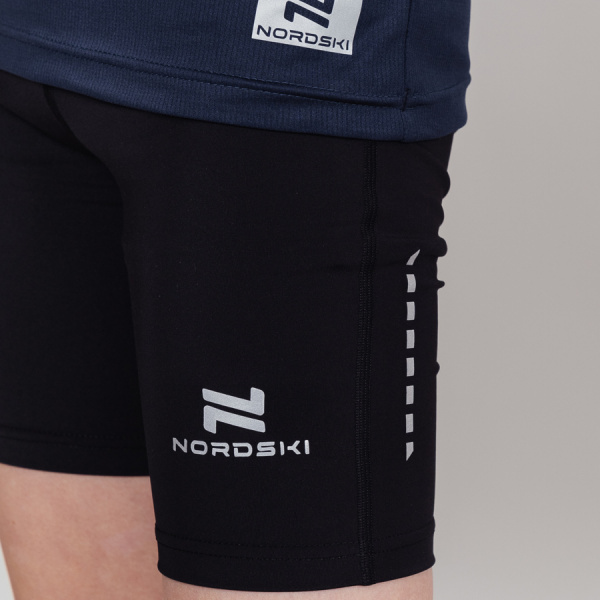 Шорты обтягивающие Nordski Jr. Pro Black 