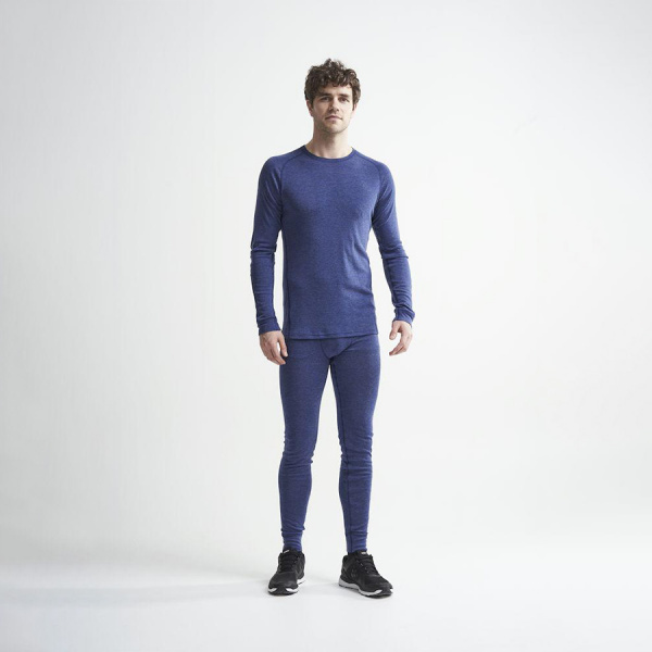 Комплект мужского термобелья CRAFT MERINO 180 синий