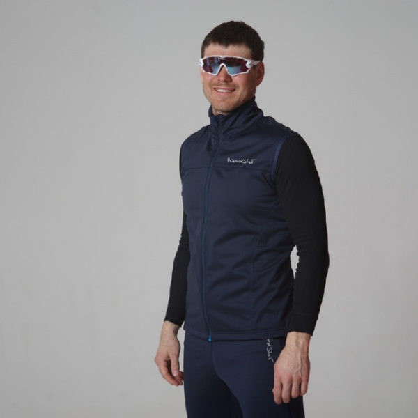 Жилет разминочный Nordski Jr.Motion Blueberry/18
