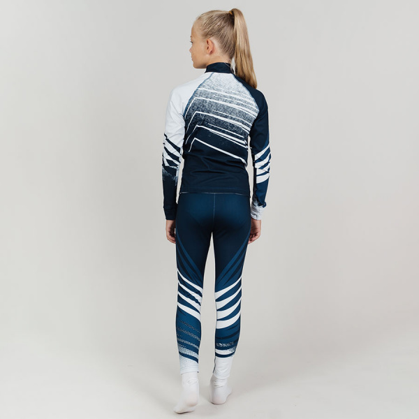 Гоночный костюм Nordski Jr. Pro Blue/Pearl Blue Q