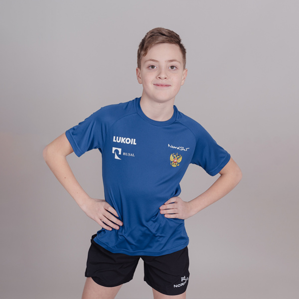 Футболка Nordski Jr.Sport Navy RUS
