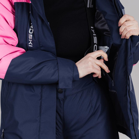 Утепленная куртка NORDSKI Mount dark blue/pink W