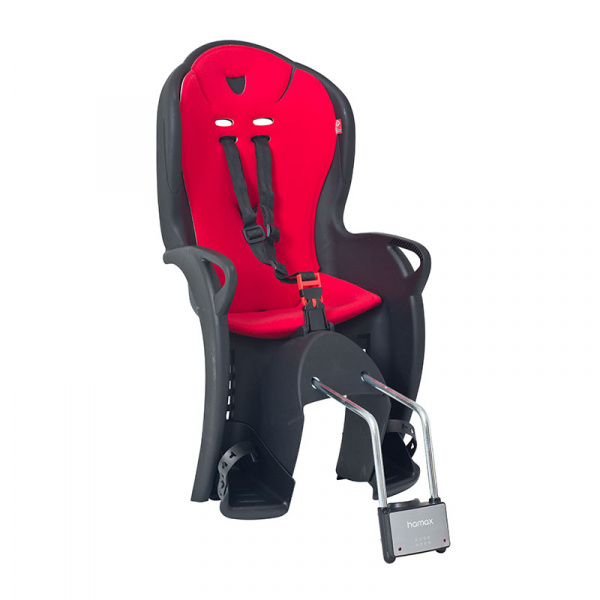 Детское велокресло Hamax 2021 Kiss Black/Red (б/р)
