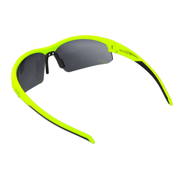 Очки солнцезащитные BBB 2020 Impulse Matt Neon Yellow/Smoke MLC + Yellow + Clear (б/р)