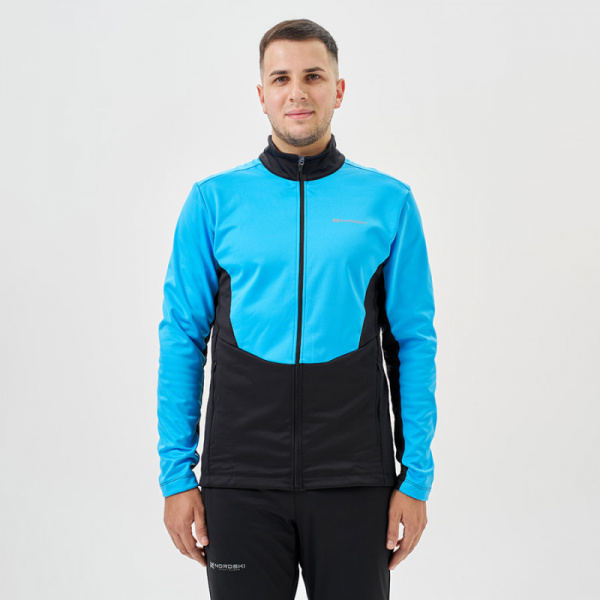 Тренировочная куртка Nordski Advance Light Blue/Black