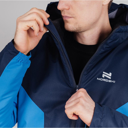 Утепленная куртка NORDSKI Base black iris/blue