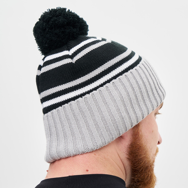 Шапка Nordski Severe Black/Grey/White