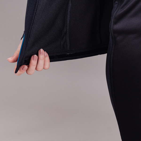 Разминочная куртка Nordski Drive Black/Mint W