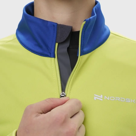 Тренировочная куртка Nordski Jr. Advance True Blue/Lime