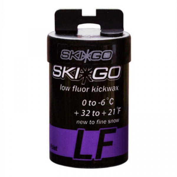 Мазь SkiGo LF Kickwax Violet 0 -6 все типы снега, грязная лыжня