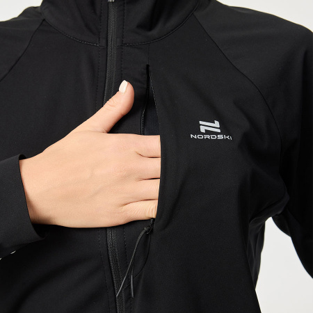 Тренировочная куртка Nordski Race Black/White W
