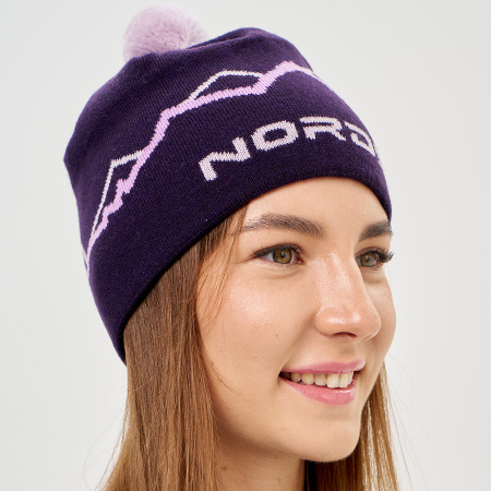 Шапка Nordski Track Plum