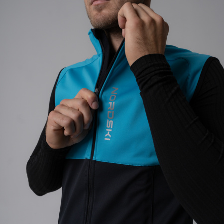Жилет разминочный Nordski Premium Breeze/Black