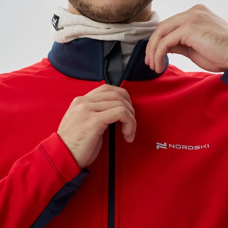 Тренировочная куртка Nordski Advance Red/Titan