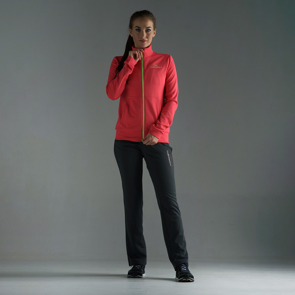 Толстовка Nordski Jr. Zip Pink/Yellow