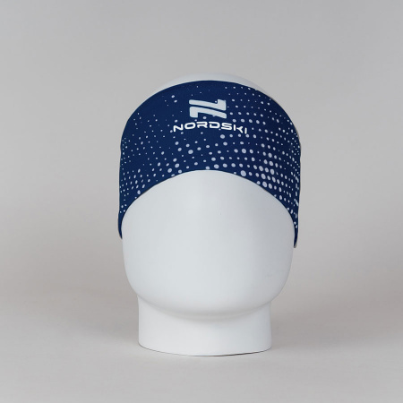 Гоночная повязка Nordski Pro Blue/Pearl Blue