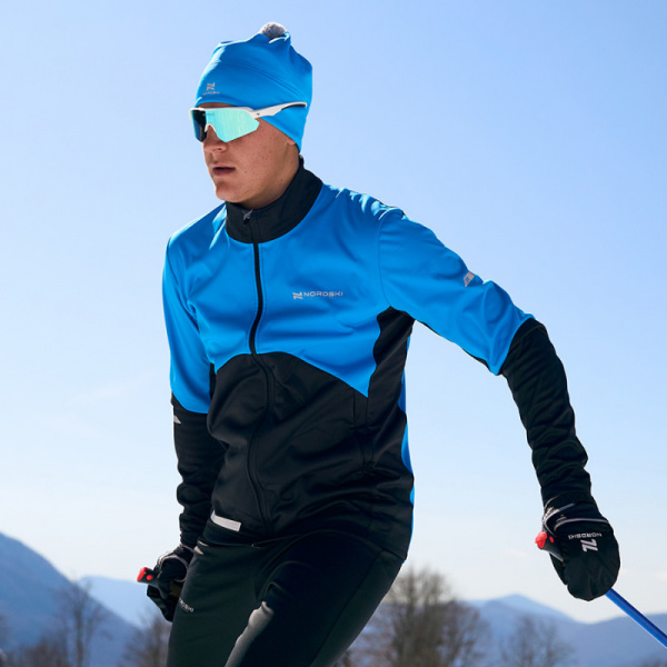 Тренировочная куртка Nordski Pro 2.0 Light Blue/Black