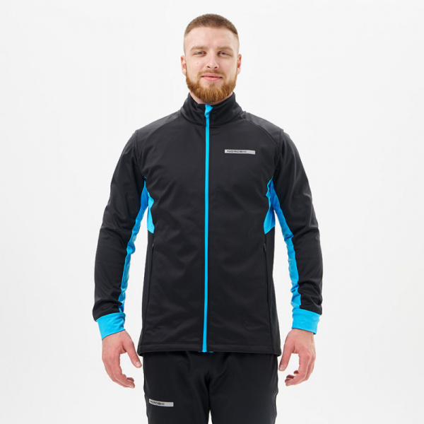 Жилет тренировочный Nordski Core Black/Light Blue
