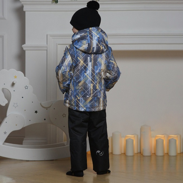 Утепленный костюм Nordski Jr. City Blue/Yellow/Black/18