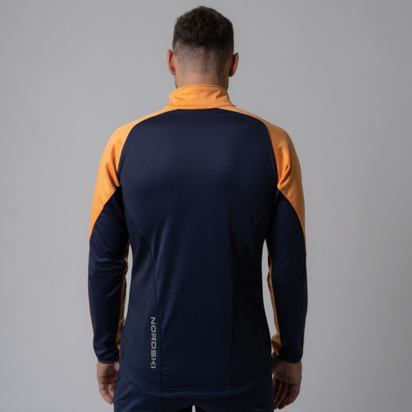 Разминочная куртка Nordski Premium Orange/Blueberry