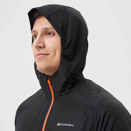 Ветровка Nordski Emotion Black/Neon Lemon
