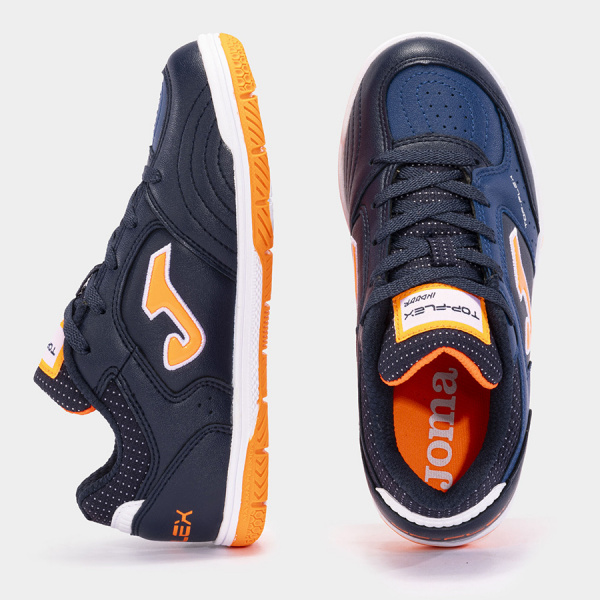 Футбольные кроссовки JOMA SERIE TOP FLEX JR Синий Оранжевый Подошва IN 