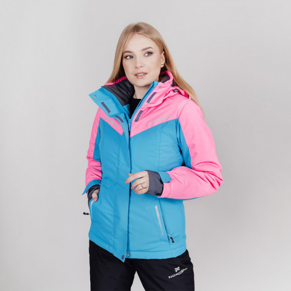 Горнолыжная куртка Nordski Extreme Blue/Pink W