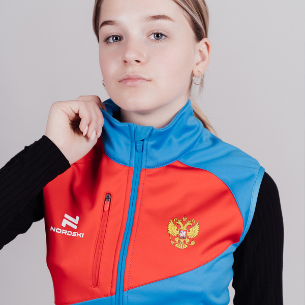 Жилет разминочный Nordski Jr.Premium  National