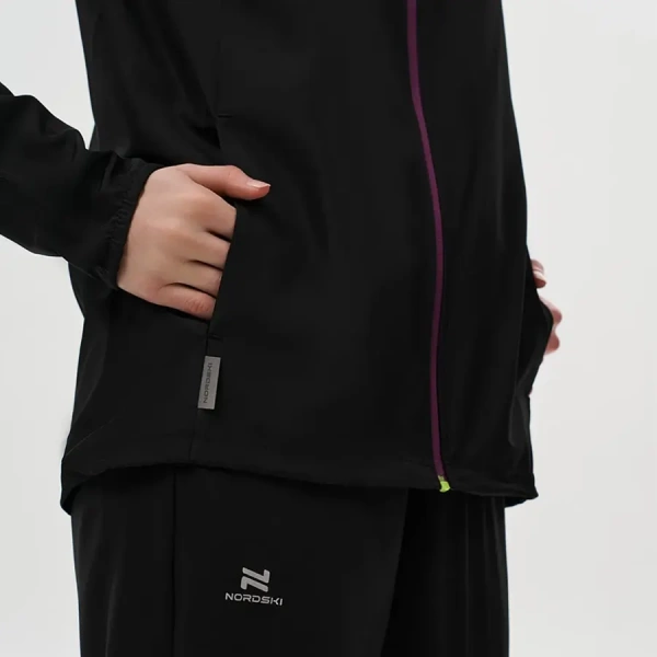 Ветровка Nordski Emotion Black/Purple W