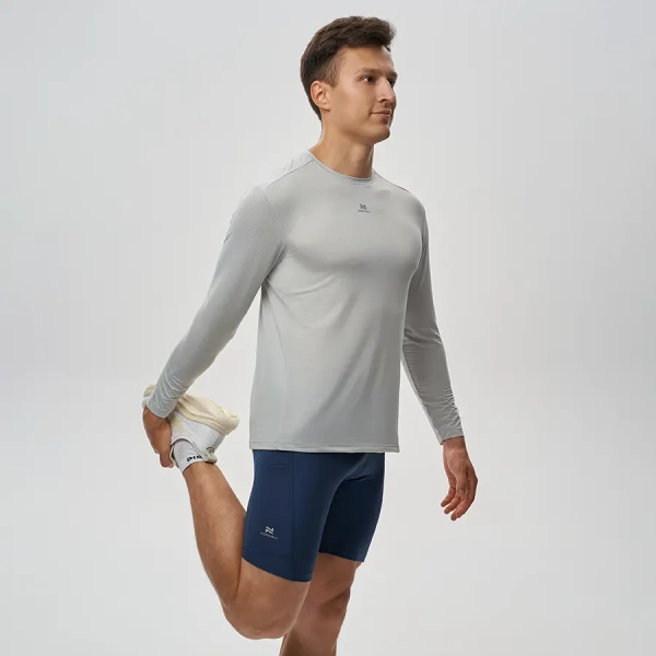 Футболка Nordski Run 2.0 Silver с длинным рукавом
