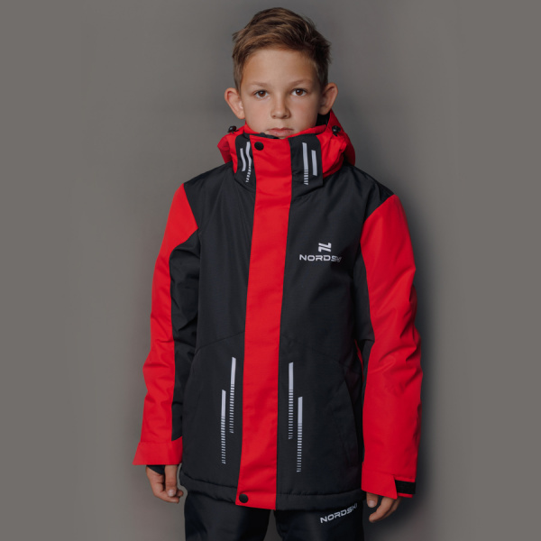 Горнолыжная куртка NORDSKI Jr.Extreme black/red Q