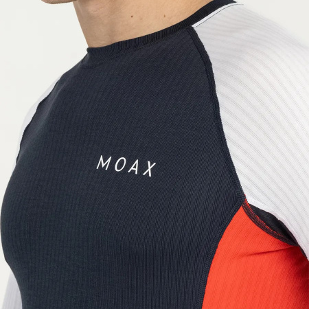 Комплект термобелья Moax Race LS мужской темно-синий-красный