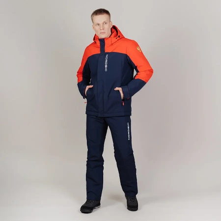 Утепленная куртка NORDSKI Mount dark blue/red