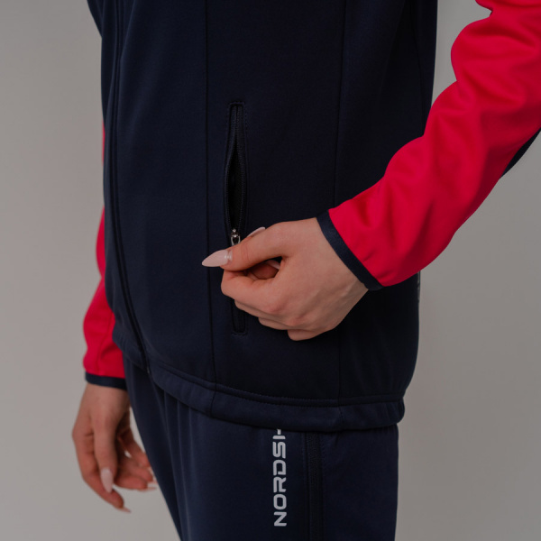 Разминочный костюм NORDSKI Jr. Premium Pink/Blueberry