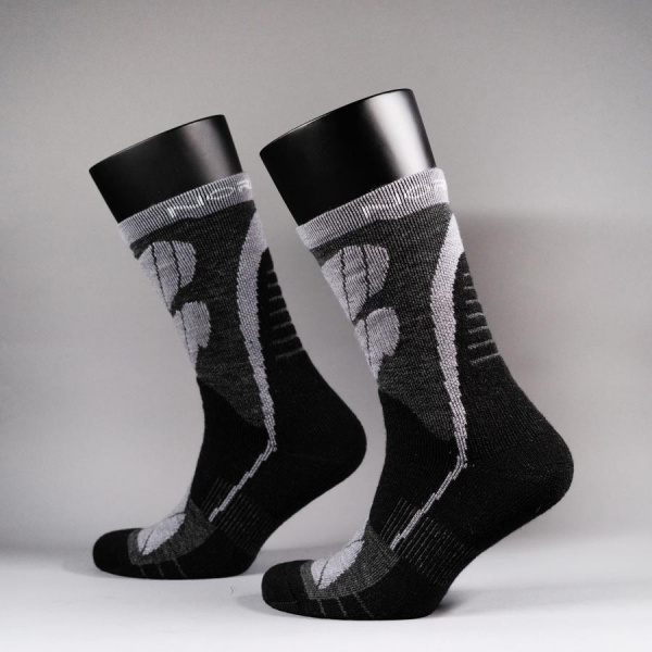 Носки Nordski Wool black/grey