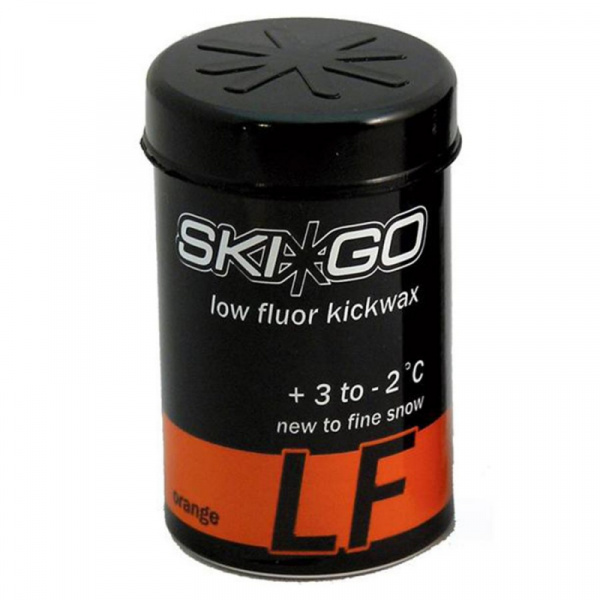 Мазь SkiGo LF Kickwax Orange -2 +3 мокрый грязный снег