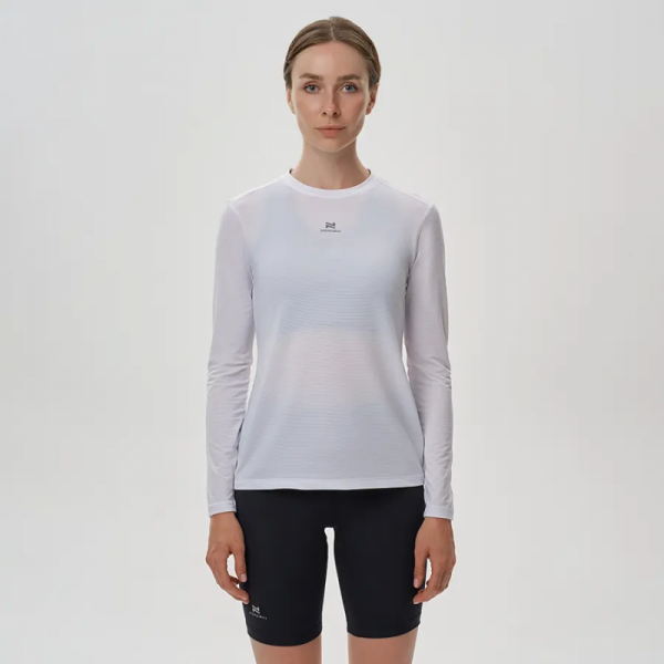 Футболка Nordski Run 2.0 White W с длинным рукавом 