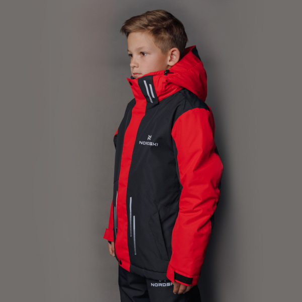 Горнолыжная куртка NORDSKI Jr.Extreme black/red