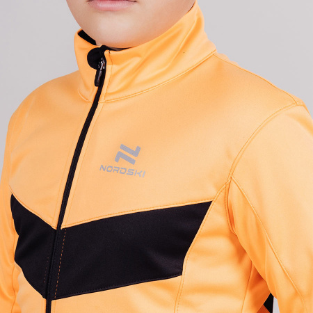Разминочная куртка Nordski Jr.Base orange/black