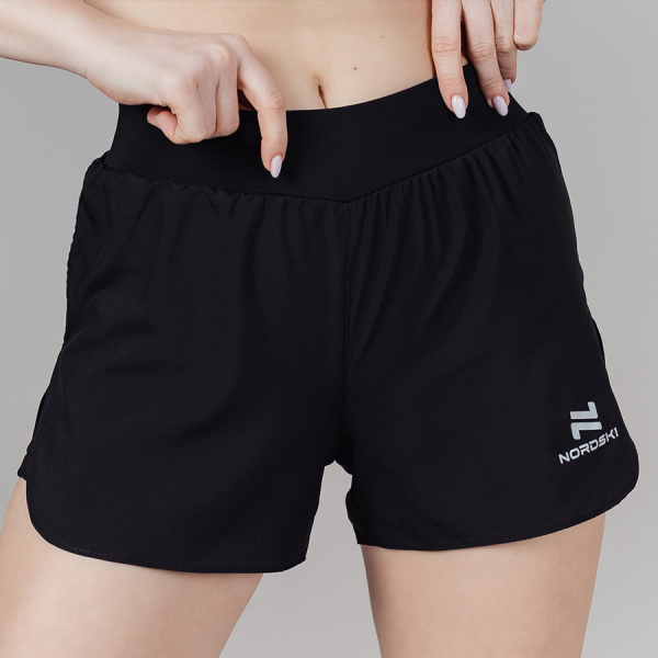 Шорты с лосинами Nordski Pro Black W