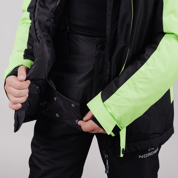 Горнолыжная куртка NORDSKI Jr.Extreme black/lime